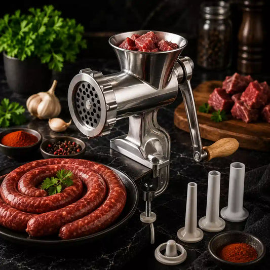 Comment utiliser un hachoir à viande manuel ?