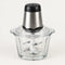 Electric chopper with 2 L glass bowl