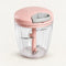 Pink 900 ml string chopper