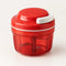Compact string garlic chopper