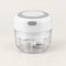 White 100 ml mini electric chopper