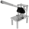 Professional stainless steel chip cutter on legs, 2 grids