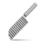 Stainless steel crinkle cutter