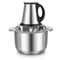 5 L 500 W stainless steel electric chopper with handle, 5 blades