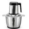 3 L stainless steel electric chopper, 3 speeds, safety lock