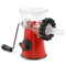 Manual meat grinder with red suction cup, with sausage attachment