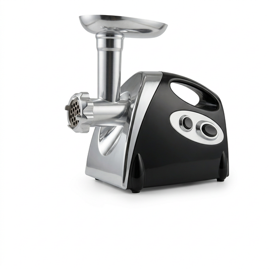Hachoir à viande électrique 700 W avec kit kebbé, vue produit sur fond blanc