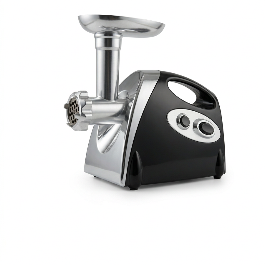 Hachoir à viande électrique 700 W avec kit kebbé, vue produit sur fond blanc
