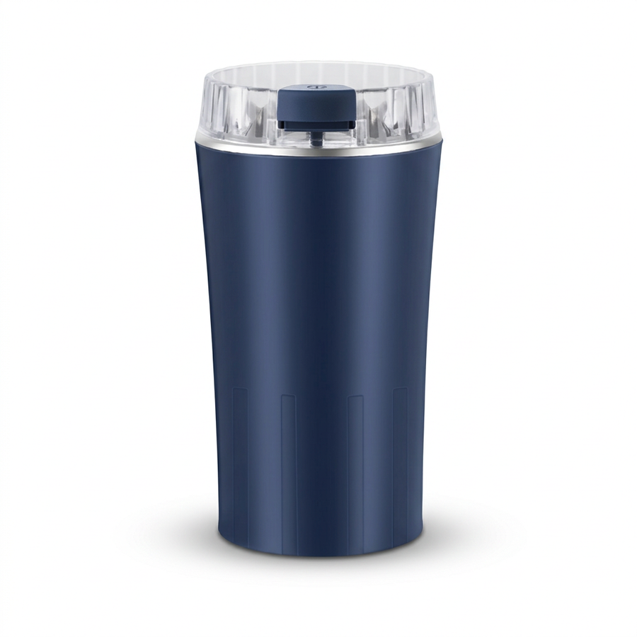 Hachoir à épices et grains électrique 300 W bleu, vue produit sur fond blanc