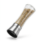 Stainless steel and glass manual pepper grinder