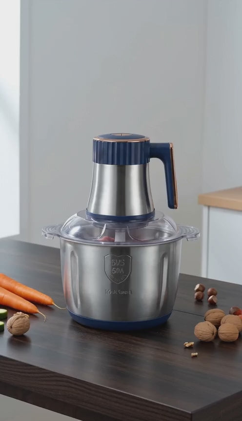 Vidéo de démonstration : Hachoir électrique inox 5 L, 5 vitesses